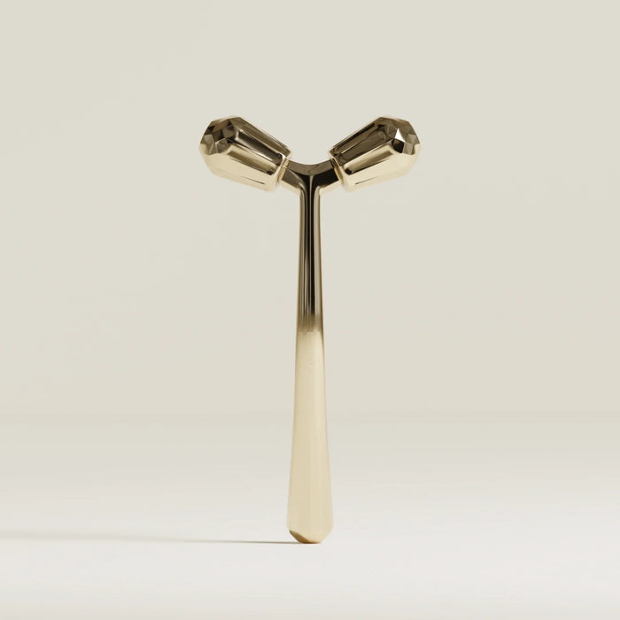 Roller massant et drainant pour le visage